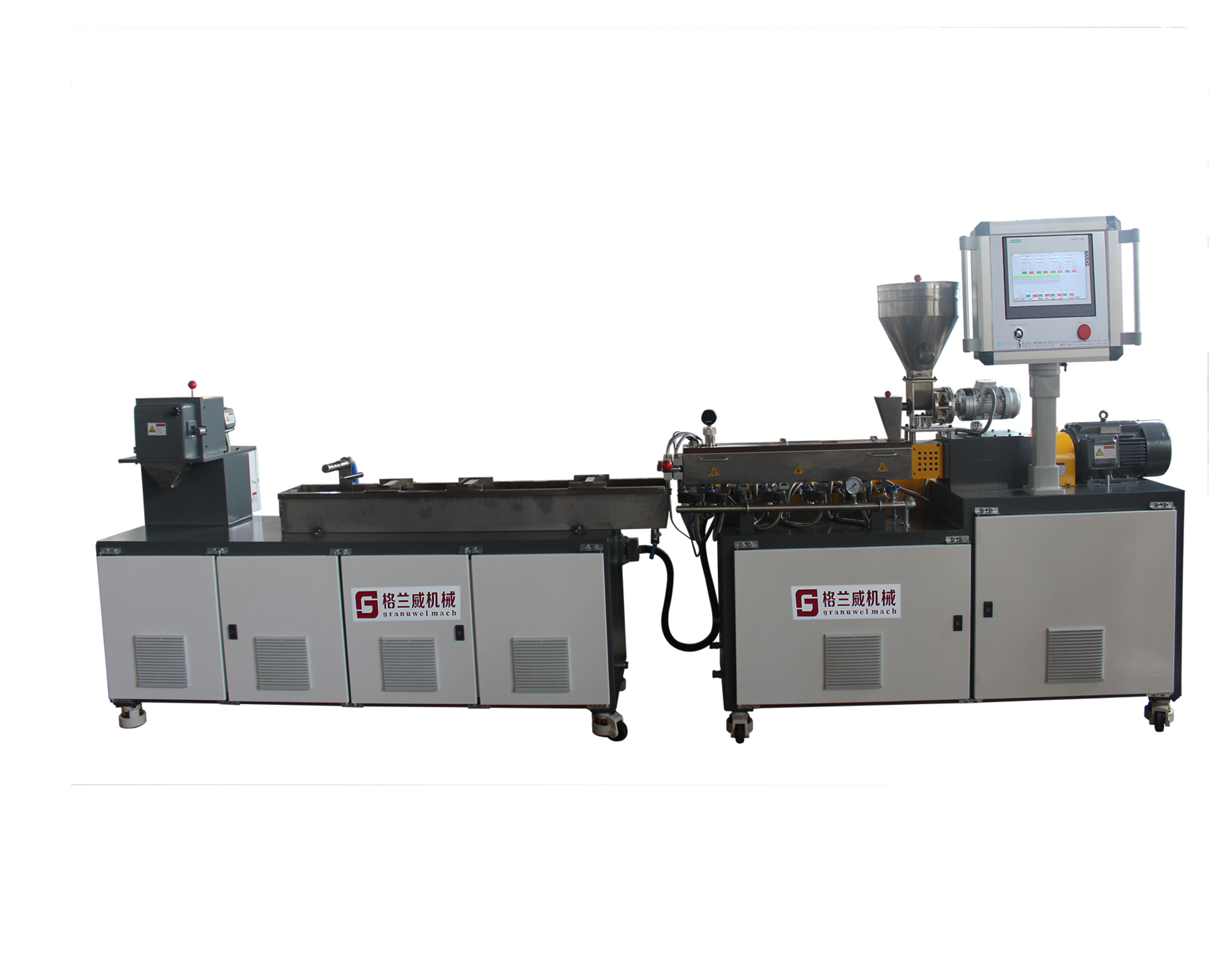 Co Rotating co-rotating twin screw extruder
