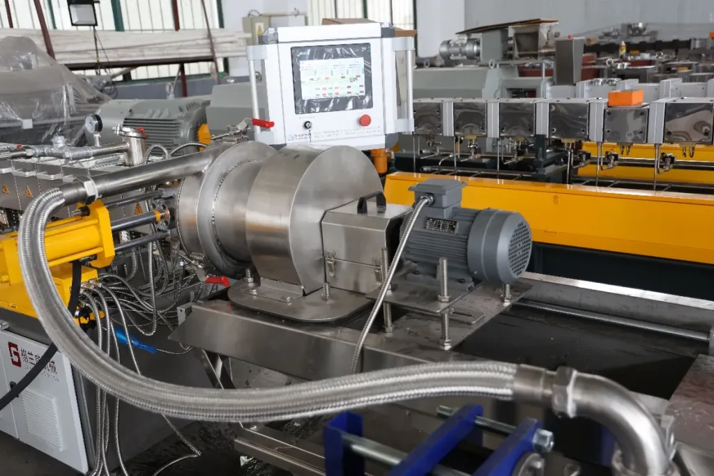 Water ring pelletizing